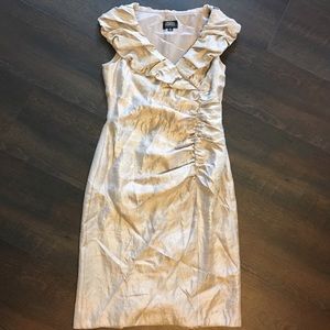 Adrianna Papell Shimmer Cocktail Dress 8